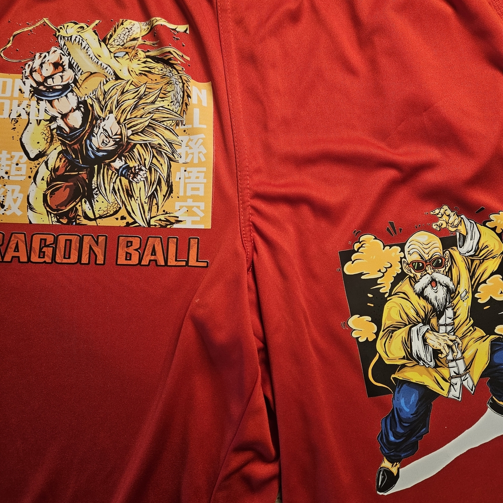 Dragon Ball Red Athletic Shorts